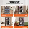 A collage of four images showing different uses of a shelving unit. Podgląd zdjęcia produktu