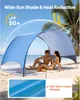 SucceBuy Strandmuschel Sonnenschutz für 4 Personen, UPF 50+ Produktbild-Vorschau 2