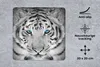 MuchoWow® Mauspad Mousepad Tiger - Winter - Tiere 20x20 cm Produktbild-Vorschau 2