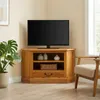 vidaXL Meuble TV d'angle Naturel 79 x 40 x 46 cm Bois Voir les images du produit 3
