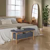 Panca porta scarpe "Vad" con vano contenitore 90 x 30 x 45 Anteprima dell’immagine prodotto 2