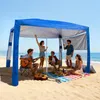 Cabane de plage VEVOR, tente de plage de 2,4 x 2,4 m avec Voir les images du produit 1