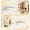 Cucina per bambini COSTWAY, cucina ad angolo con 22 Anteprima dell’immagine prodotto 5