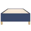 Bettgestell ohne Matratze Blau 100x200 cm Stoff Produktbild-Vorschau 4