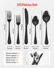 A diagram showing different pieces of cutlery with dimensions and a list of the set's contents. Náhľad obrázku produktu