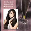 hair2heart Premium Extensions Echthaar Bondings glatt - 25 Produktbild-Vorschau 2
