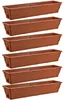 6x Balkonkasten 100cm Blumenkasten mit Wasserspeicher Produktbild-Vorschau 1