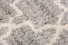 Teppich Wohnzimmer Schlafzimmer Hellgrau Grau Hochflor Produktbild-Vorschau 3