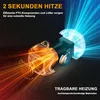 Heizlüfter Energiesparend,500 W Haus-Heizlüfter Tischgerät, Produktbild-Vorschau 8