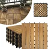 XMTECH 11 kusů dřevěných dlaždic klikněte dlaždice terasa Náhled obrázku produktu 1