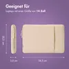 imoshion Laptop Hülle 14 Zoll - Laptop Sleeve mit Fach - Produktbild-Vorschau 4