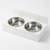 STANTINO con CIOTOLE doppio supporto per cane in legno Anteprima dell’immagine prodotto 4