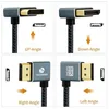 90 Winkel DisplayPort Kabel 2M, Nach Oben Abgewinkelter Produktbild-Vorschau 6