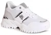 topschuhe24 3074 Damen Plateau Sneaker Keilabsatz Glitzer Produktbild-Vorschau 2