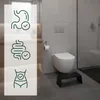Relaxdays Toilettenhocker, klappbar, Hocker Toilettengang, Produktbild-Vorschau 3