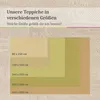 Teppich Kurzflor Unifarben Wohnzimmer schmutzabweisend Produktbild-Vorschau 3