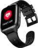 A black smartwatch with a heart rate display on its screen, shown at an angle. Anteprima dell’immagine prodotto