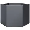 vidaXL Fioriera esagonale antracite 69x60x45 Acciaio Anteprima dell’immagine prodotto 1
