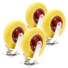 Wiltec zestaw kołowy skrętny 4x Ø220mm kółko transportowe Podgląd zdjęcia produktu 2
