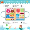 Jouets éducatifs Busy Board en feutre pour enfants, planche Voir les images du produit 3