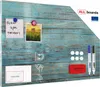 Metallische Magnettafel BLAUES BRETT RETRO HOLZ 60x40cm Produktbild-Vorschau 8