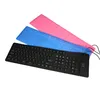 Three silicone keyboards are stacked on a white background. Podgląd zdjęcia produktu