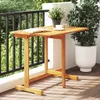 vidaXL Skládací balkonový stůl 90x60x72 cm z masivního Náhled obrázku produktu 2