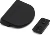 A black door handle and a small black mounting plate are shown on a white background. Produktbild-Vorschau