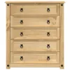 vidaXL Commode Corona 80x40x89 cm pin massif Voir les images du produit 10