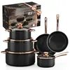 Topfset, HOMELUX 10tlg Induktions Töpfe Set, Aluminiumguss Produktbild-Vorschau 1