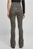 TB4515 - Ladies High Waist Zebra Boot Cut Leggings Produktbild-Vorschau 3