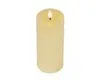 LED Kerze 7,5x20cm mit Timer - Wachs Flacker-Effekt Creme / Produktbild-Vorschau 5