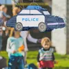 Relaxdays Pinata Polizei, mit Stab & Maske, Partypinata Produktbild-Vorschau 2