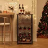 Iropro Casier à vin sur pied à 5 étages avec support pour Voir les images du produit 5