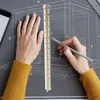 Architektonické pravidlo 30 cm, trojúhelníkové pravidlo, Náhled obrázku produktu 5