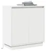 vidaXL Credenza a LED bianca 71 x 34,5 x 75 cm in materiale Anteprima dell’immagine prodotto 3
