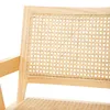 HOMLA ROTIN drevená stolička s prírodným ratanom 50x55x78 Náhľad obrázku produktu 4