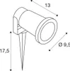 SLV 227410 Nautilus Spike LED garden spotlight LED Anteprima dell’immagine prodotto 12