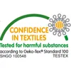 A certification logo for textiles tested for harmful substances. Anteprima dell’immagine prodotto