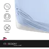 Müskaan Jersey Spannbettlaken 90x200cm - 100x200cm hellblau Produktbild-Vorschau 3