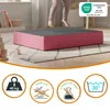 Jump Hüpfpolster 99 x 75 x 18 cm - rosa - Hüpfmatratze für Produktbild-Vorschau 3