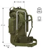 Batoh NILS Camp NC3901 Eagle zelený 70L Náhľad obrázku produktu 4