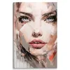 Muralo Leinwandbild Canvas Wandbild Frau GESICHT Porträt Produktbild-Vorschau 2