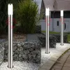 2er Set LED Stehleuchte silber, Bewegungsmelder, H 110 cm Produktbild-Vorschau 5