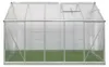 Westmann Aluminium Gewächshaus Flora 610 Silber 312x192x201 Produktbild-Vorschau 5
