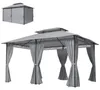 Outsunny paviljoen, 4x3 meter, waterafstotend, stabiel Productafbeelding-voorbeeld 1