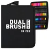 Stylo pinceau double embout, 36 couleurs, marqueur Voir les images du produit 2