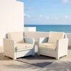 Coussin pour salon de jardin déhoussable 60x60cm Beige Voir les images du produit 2