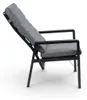 Verstellbarer Gartenstuhl Berlin | Schwarz & Grau | 2er Set Produktbild-Vorschau 8