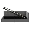 INONEFT Polsterbett 90x200cm mit LED und USB, Jugendbett Produktbild-Vorschau 11